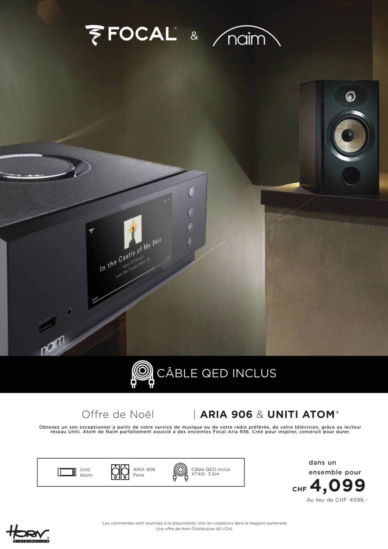 Naim Atom Focal Aria 906