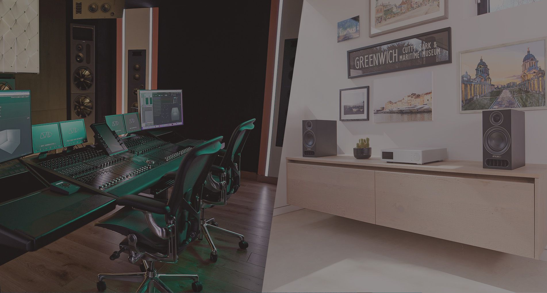 Bannière PMC Speakers pour musicien et audiophoile