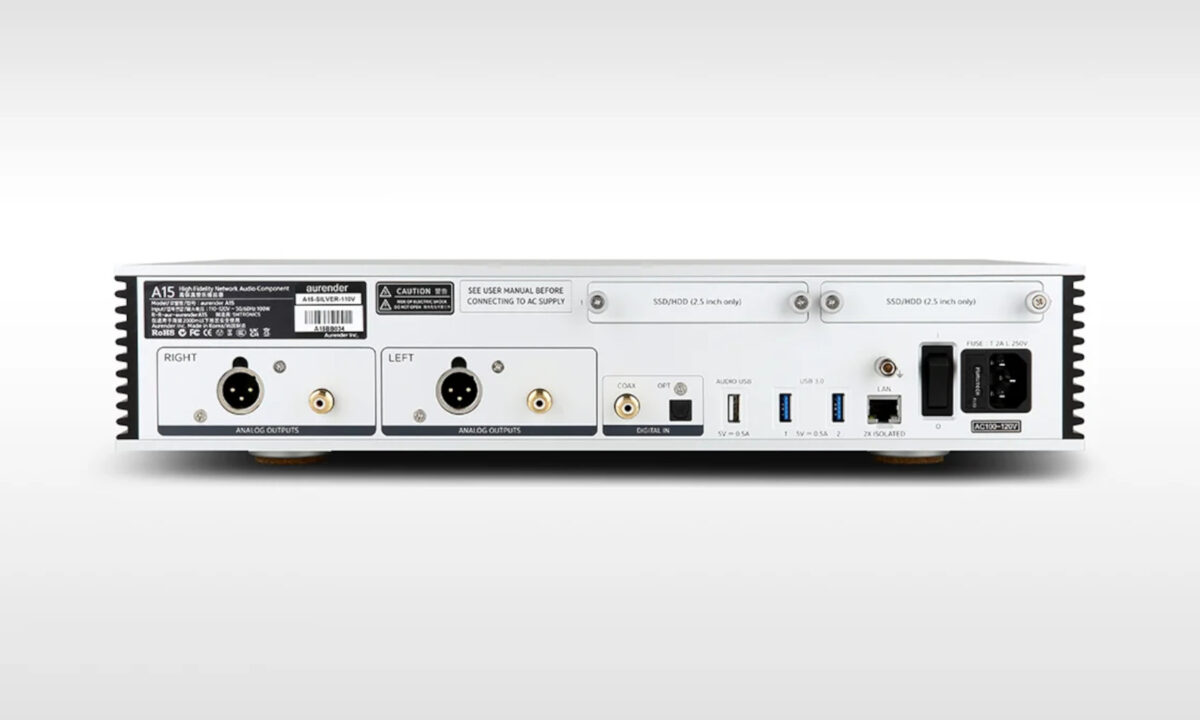 Streamer, DAC et Préamplificateur Haut de Gamme Aurender A15 - White